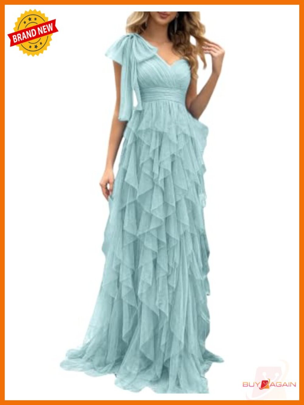 Womens Formal Maxi Dress One Shoulder Chiffon Bridesmaid Gown